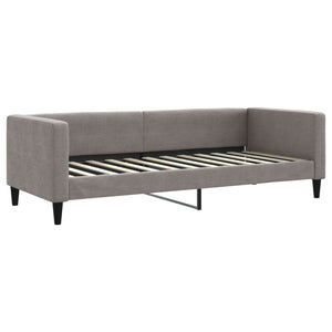 Καναπές Κρεβάτι Συρόμενος Taupe 80x200 εκ. Υφασμάτινος Συρτάρια