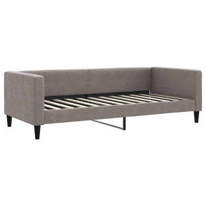 Καναπές Κρεβάτι Συρόμενος Taupe 90x200 εκ. Ύφασμα & Συρτάρια