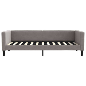Καναπές Κρεβάτι Συρόμενος Taupe 90x200 εκ. Ύφασμα & Συρτάρια