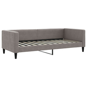 Καναπές Κρεβάτι Συρόμενος Taupe 90x200 εκ. Ύφασμα & Συρτάρια
