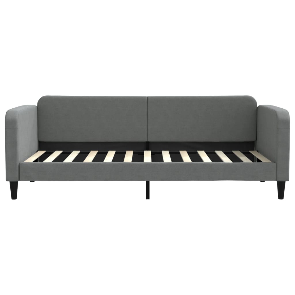 Καναπές Κρεβάτι Συρόμενος Χωρίς Στρώμα Σκ. Γκρι 90x200 εκ.