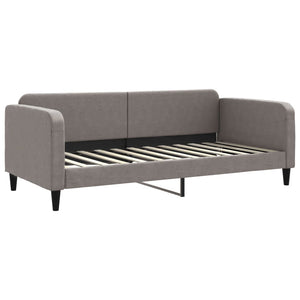 Καναπές Κρεβάτι Συρόμενος Taupe 90x200 εκ. Ύφασμα Στρώματα