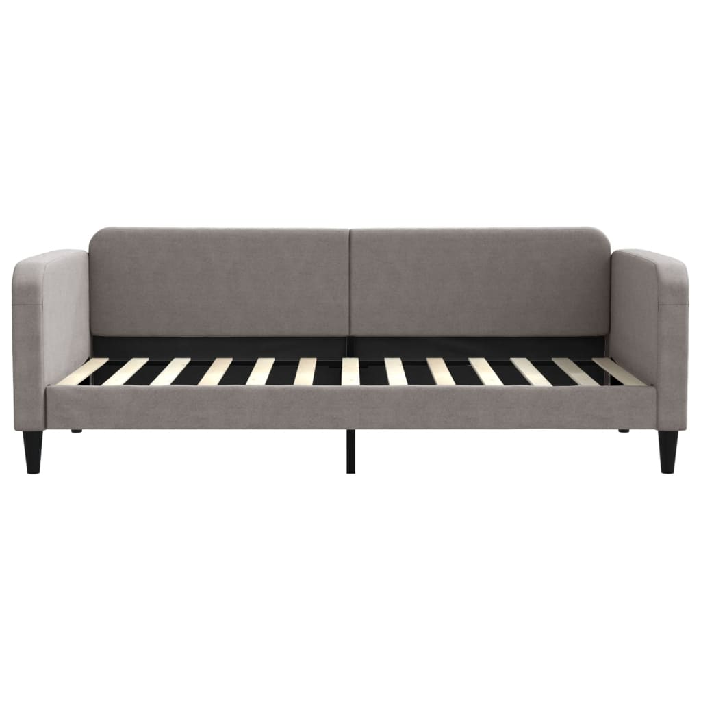 Καναπές Κρεβάτι Συρόμενος Taupe 90x200 εκ. Ύφασμα & Συρτάρια