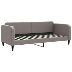 Καναπές Κρεβάτι Συρόμενος Taupe 80x200 εκ. Υφασμάτινος Συρτάρια