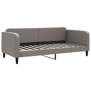 Καναπές Κρεβάτι Συρόμενος Taupe 90x200 εκ. Ύφασμα & Συρτάρια