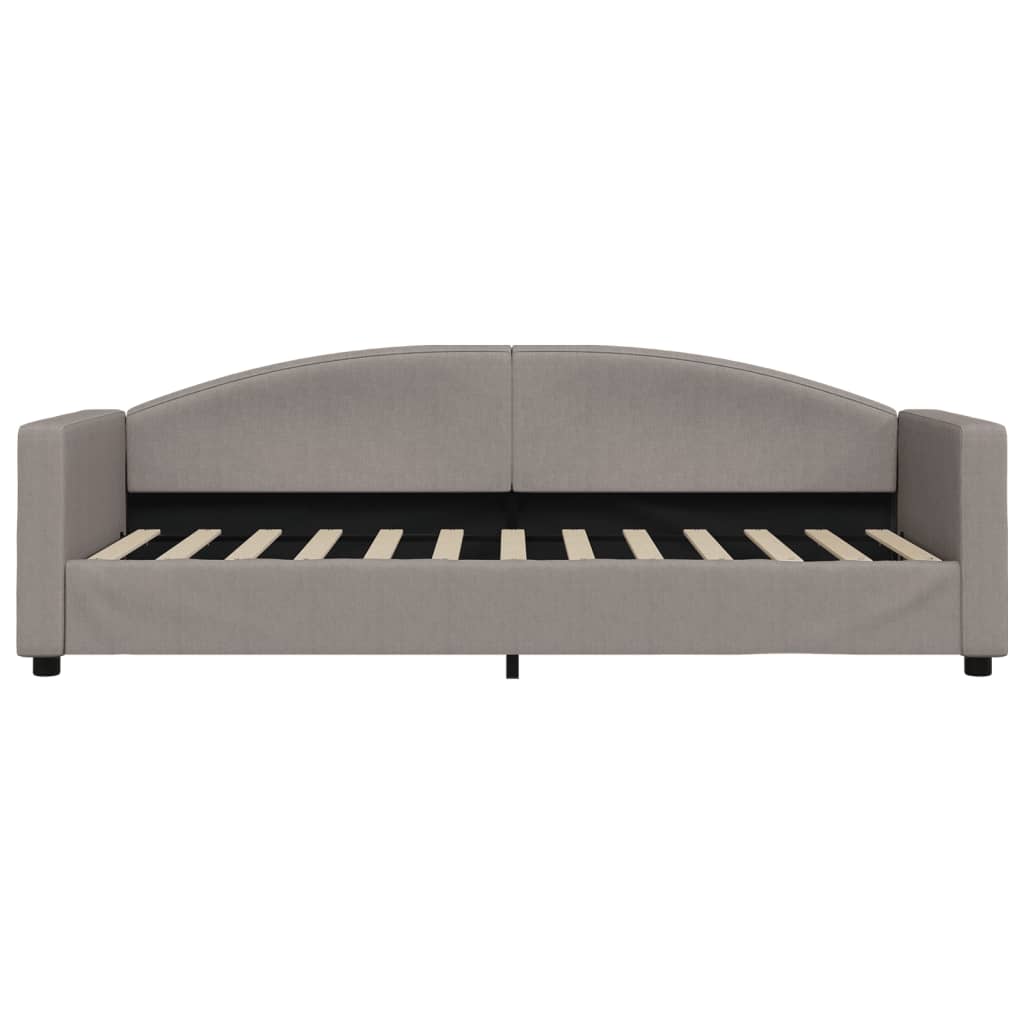 Καναπές Κρεβάτι Συρόμενος Taupe 80x200 εκ. Υφασμάτινος Συρτάρια