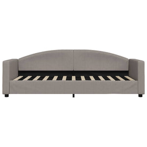 Καναπές Κρεβάτι Συρόμενος Taupe 80x200 εκ. Υφασμάτινος Συρτάρια