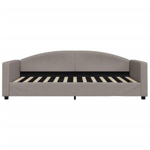 Καναπές Κρεβάτι Συρόμενος Taupe 100x200εκ. Υφασμάτινος Συρτάρια