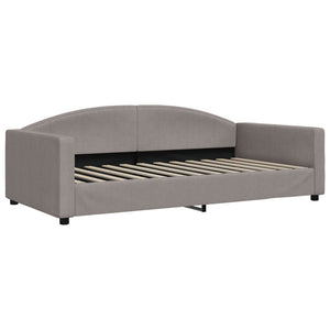 Καναπές Κρεβάτι Συρόμενος Taupe 100x200εκ. Υφασμάτινος Συρτάρια
