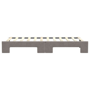 Καναπές Κρεβάτι Συρόμενος Taupe 80 x 200 εκ. Υφασμάτινος