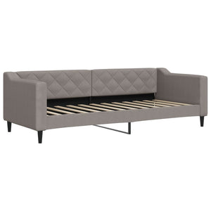 Καναπές Κρεβάτι Συρόμενος Taupe 80x200 εκ. Υφασμάτινος Συρτάρια