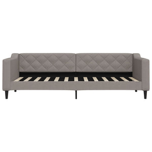 Καναπές Κρεβάτι Συρόμενος Taupe 80x200 εκ. Υφασμάτινος Συρτάρια