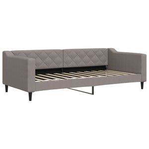 Καναπές Κρεβάτι Συρόμενος Taupe 90x200 εκ. Ύφασμα & Συρτάρια