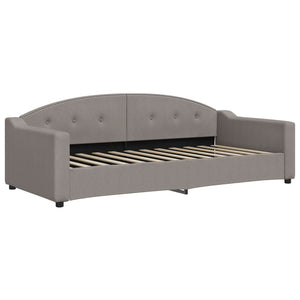 Καναπές Κρεβάτι Συρόμενος Taupe 90x200 εκ. Ύφασμα Στρώματα