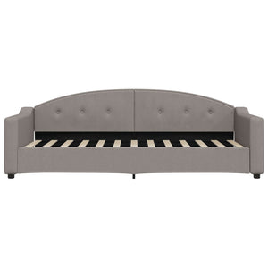 Καναπές Κρεβάτι Συρόμενος Taupe 80x200 εκ. Υφασμάτινος Συρτάρια