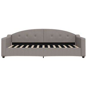 Καναπές Κρεβάτι Συρόμενος Taupe 90x200 εκ. Ύφασμα & Συρτάρια