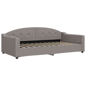 Καναπές Κρεβάτι Συρόμενος Taupe 100x200εκ. Υφασμάτινος Συρτάρια