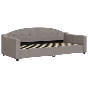 Καναπές Κρεβάτι Συρόμενος Taupe 90x200 εκ. Ύφασμα & Συρτάρια