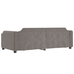 Καναπές Κρεβάτι Συρόμενος Taupe 80 x 200 εκ. Υφασμάτινος