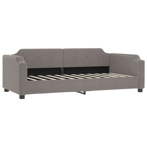 Καναπές Κρεβάτι Συρόμενος Taupe 80x200 εκ. Υφασμάτινος Στρώματα