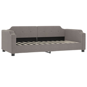 Καναπές Κρεβάτι Συρόμενος Taupe 80x200 εκ. Υφασμάτινος Συρτάρια