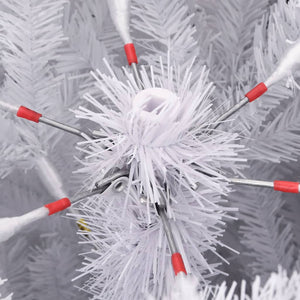 Χριστουγεννιάτικο Δέντρο Τεχνητό Αρθρωτό Με Βάση Λευκό 240 εκ