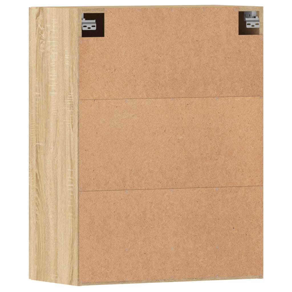 Ντουλάπια Τοίχου 2 τεμ. Sonoma Δρυς από Επεξεργασμένο Ξύλο