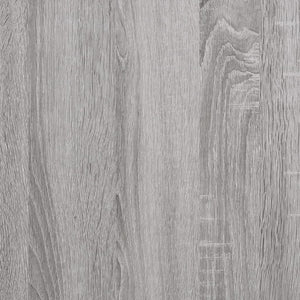 Ντουλάπια Τοίχου 2 τεμ. Γκρι Sonoma από Επεξεργασμένο Ξύλο