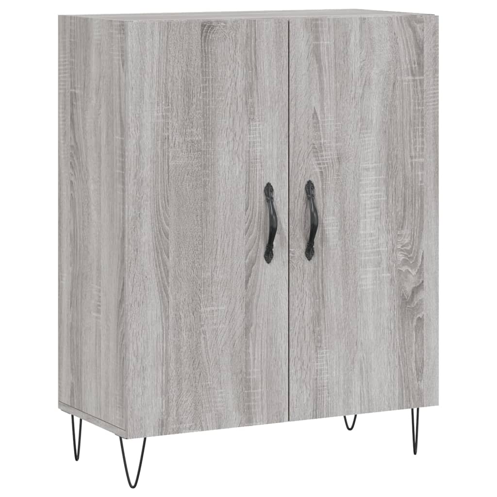 Ντουλάπι Γκρι Sonoma 69,5 x 34 x 180 εκ. Επεξεργασμένο Ξύλο