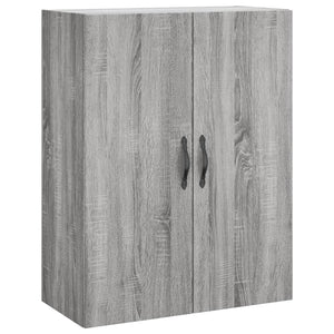 Ντουλάπι Γκρι Sonoma 69,5 x 34 x 180 εκ. Επεξεργασμένο Ξύλο