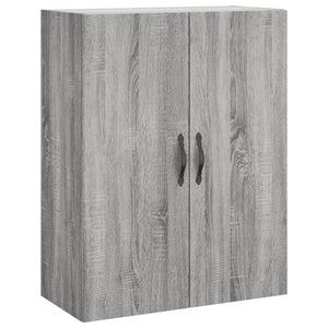 Ντουλάπι Γκρι Sonoma 69,5 x 34 x 180 εκ. Επεξεργασμένο Ξύλο