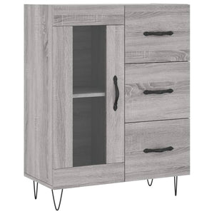 Ντουλάπι Γκρι Sonoma 69,5 x 34 x 180 εκ. Επεξεργασμένο Ξύλο