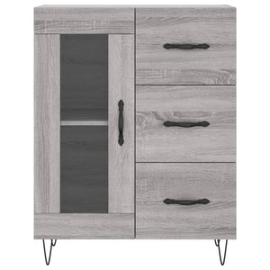 Ντουλάπι Γκρι Sonoma 69,5 x 34 x 180 εκ. Επεξεργασμένο Ξύλο