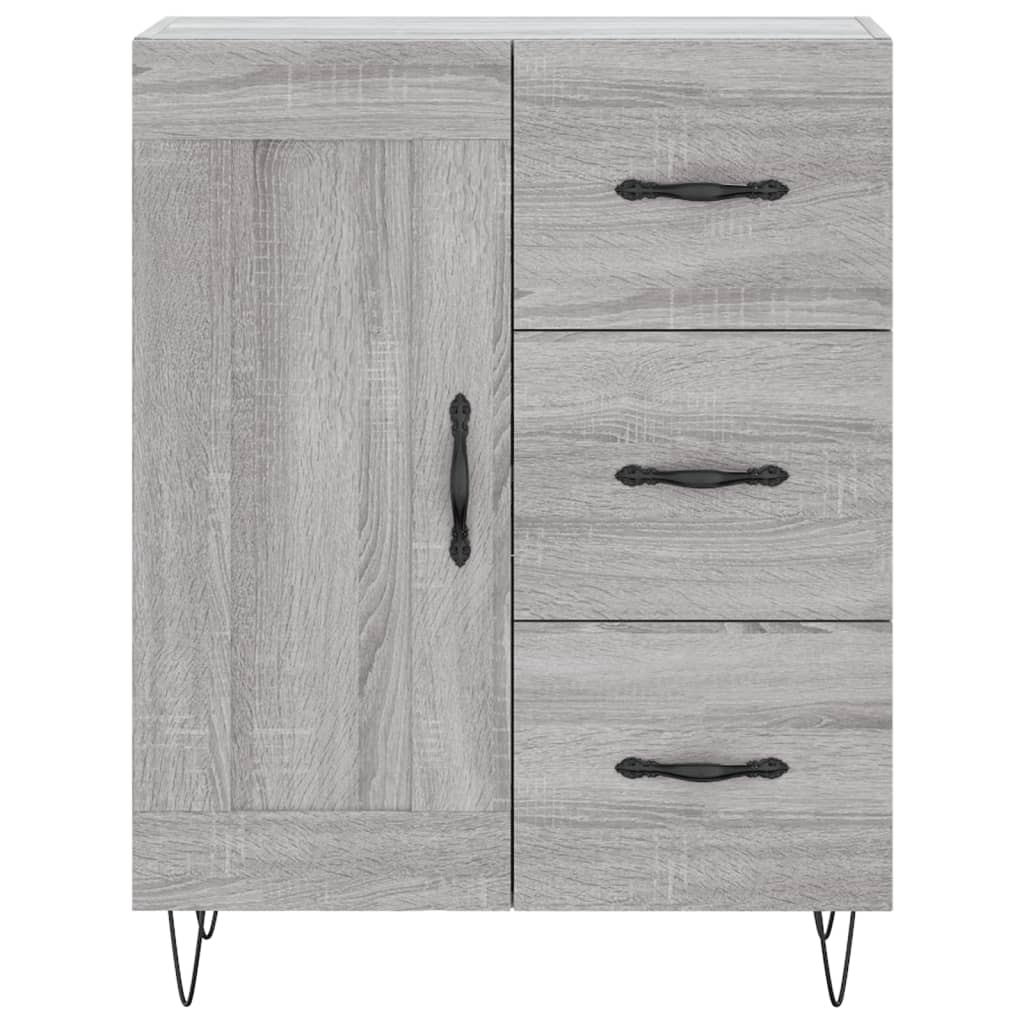 Ντουλάπι Γκρι Sonoma 69,5 x 34 x 180 εκ. Επεξεργασμένο Ξύλο - Pakobazaar