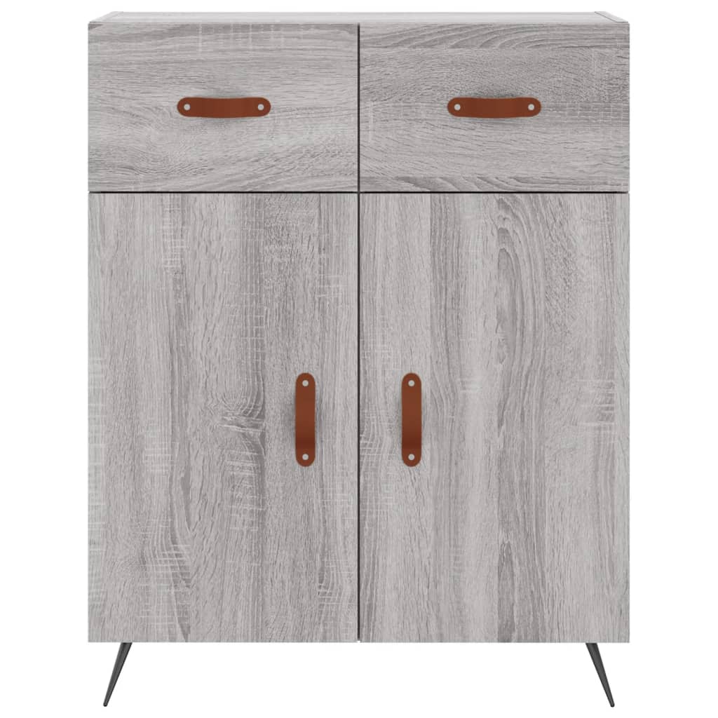 Ντουλάπι Γκρι Sonoma 69,5 x 34 x 180 εκ. Επεξεργασμένο Ξύλο