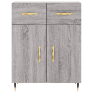 Ντουλάπι Γκρι Sonoma 69,5 x 34 x 180 εκ. Επεξεργασμένο Ξύλο - Pakobazaar