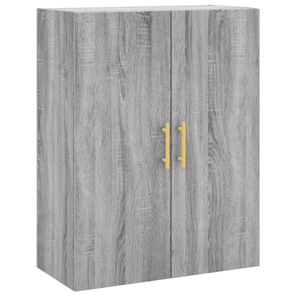 Ντουλάπι Γκρι Sonoma 69,5 x 34 x 180 εκ. Επεξεργασμένο Ξύλο