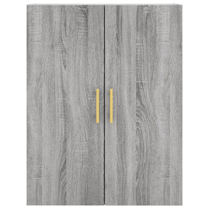 Ντουλάπι Γκρι Sonoma 69,5 x 34 x 180 εκ. Επεξεργασμένο Ξύλο