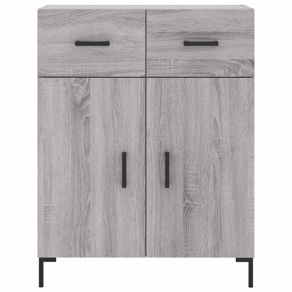 Ντουλάπι Γκρι Sonoma 69,5 x 34 x 180 εκ. Επεξεργασμένο Ξύλο