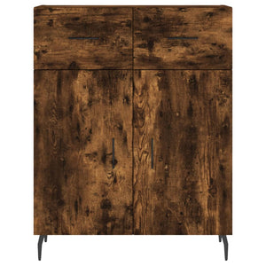 Ντουλάπι Καπνιστή Δρυς 69,5x34x180 εκ. από Επεξεργασμένο Ξύλο