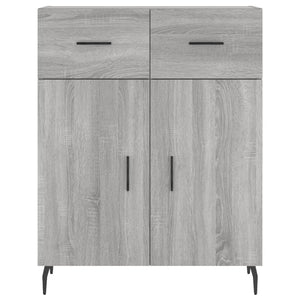 Ντουλάπι Γκρι Sonoma 69,5 x 34 x 180 εκ. Επεξεργασμένο Ξύλο