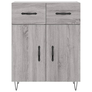 Ντουλάπι Γκρι Sonoma 69,5 x 34 x 180 εκ. Επεξεργασμένο Ξύλο