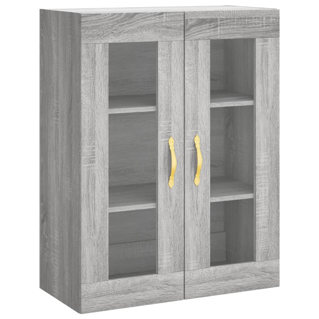 Ντουλάπι Γκρι Sonoma 69,5 x 34 x 180 εκ. Επεξεργασμένο Ξύλο
