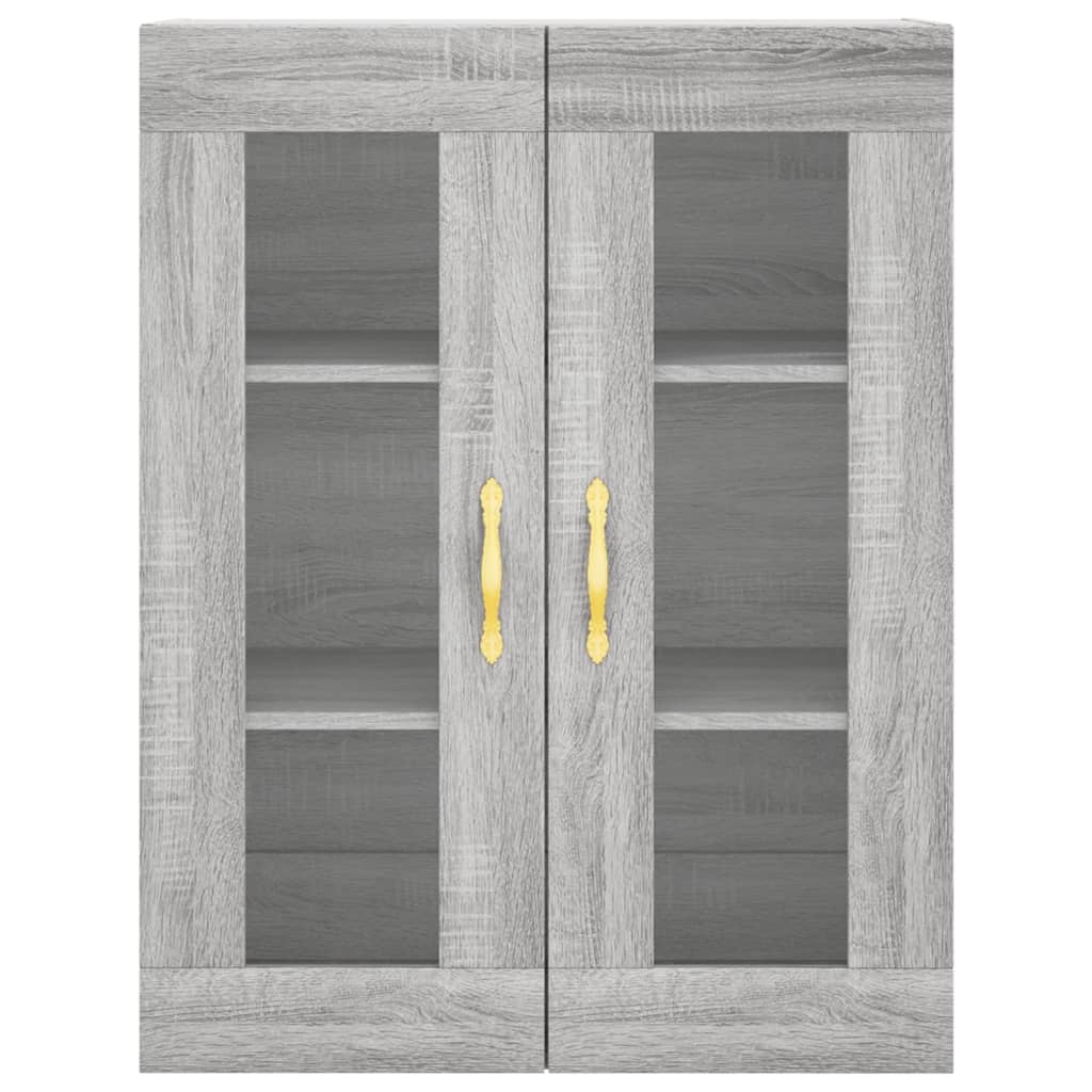 Ντουλάπι Γκρι Sonoma 69,5 x 34 x 180 εκ. Επεξεργασμένο Ξύλο