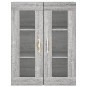 Ντουλάπι Γκρι Sonoma 69,5 x 34 x 180 εκ. Επεξεργασμένο Ξύλο