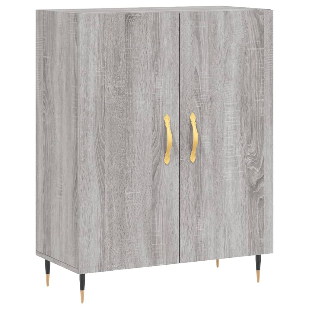 Ντουλάπι Γκρι Sonoma 69,5 x 34 x 180 εκ. Επεξεργασμένο Ξύλο