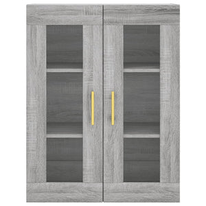 Ντουλάπι Γκρι Sonoma 69,5 x 34 x 180 εκ. Επεξεργασμένο Ξύλο