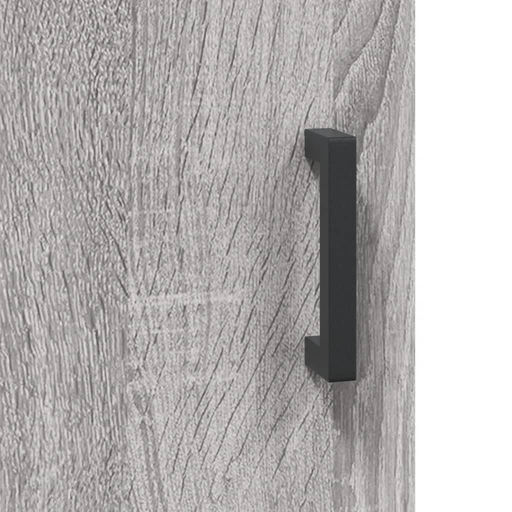 Ντουλάπι Γκρι Sonoma 69,5 x 34 x 180 εκ. Επεξεργασμένο Ξύλο