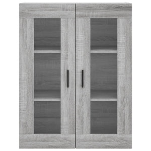 Ντουλάπι Γκρι Sonoma 69,5 x 34 x 180 εκ. Επεξεργασμένο Ξύλο