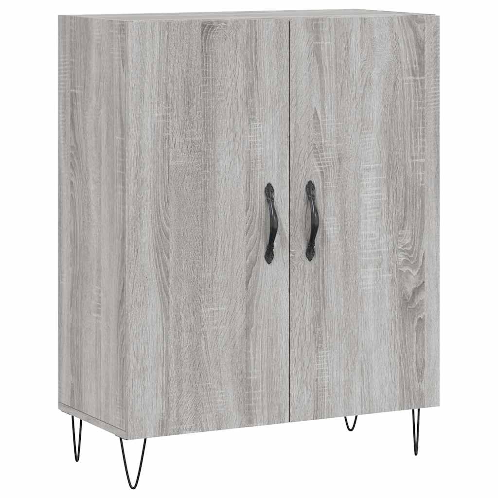Ντουλάπι Γκρι Sonoma 69,5 x 34 x 180 εκ. Επεξεργασμένο Ξύλο - Pakobazaar